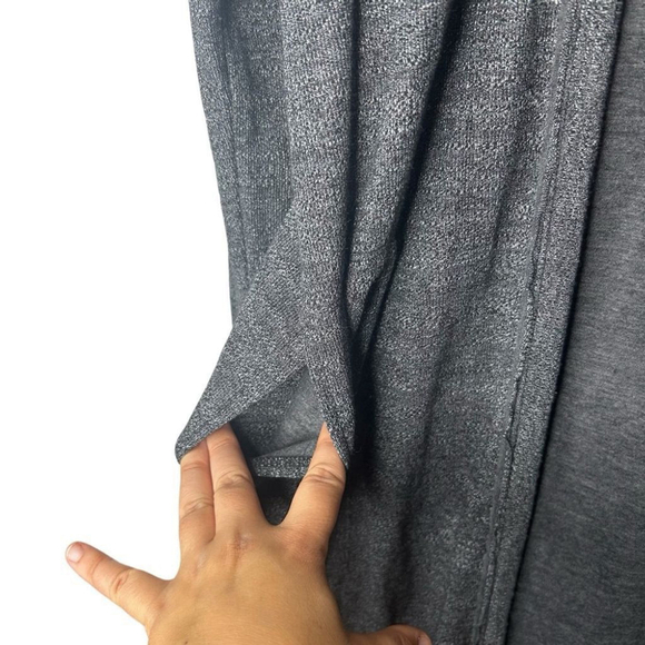 Free People Beach Gray BiCoastal Set Sleeveless Knit Jumpsuit Cardigan Set XS - Picture 15 of 16